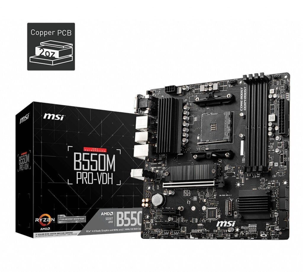 MSI B550M Pro-VDH hind ja info | Emaplaadid | kaup24.ee