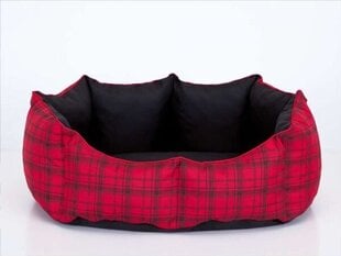 Hobbydog лежак New York, L, Red Square, 65x55 см цена и информация | Лежаки, домики | kaup24.ee