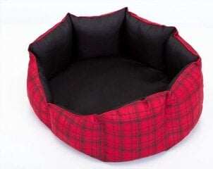 Hobbydog лежак New York, L, Red Square, 65x55 см цена и информация | Лежаки, домики | kaup24.ee