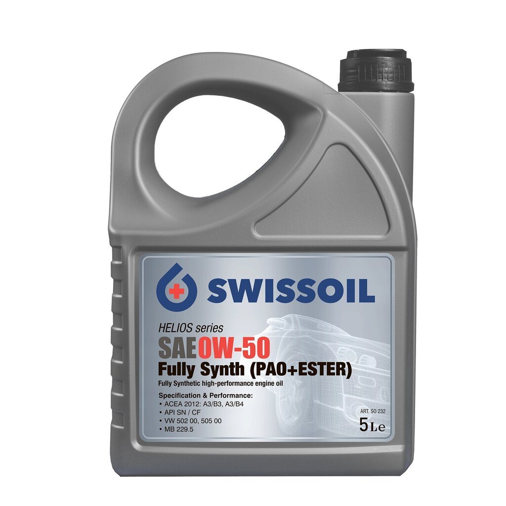 Mootoriõli SAE 0W-50 - Fully Synth (PAO + Ester), 5L hind ja info | Mootoriõlid | kaup24.ee