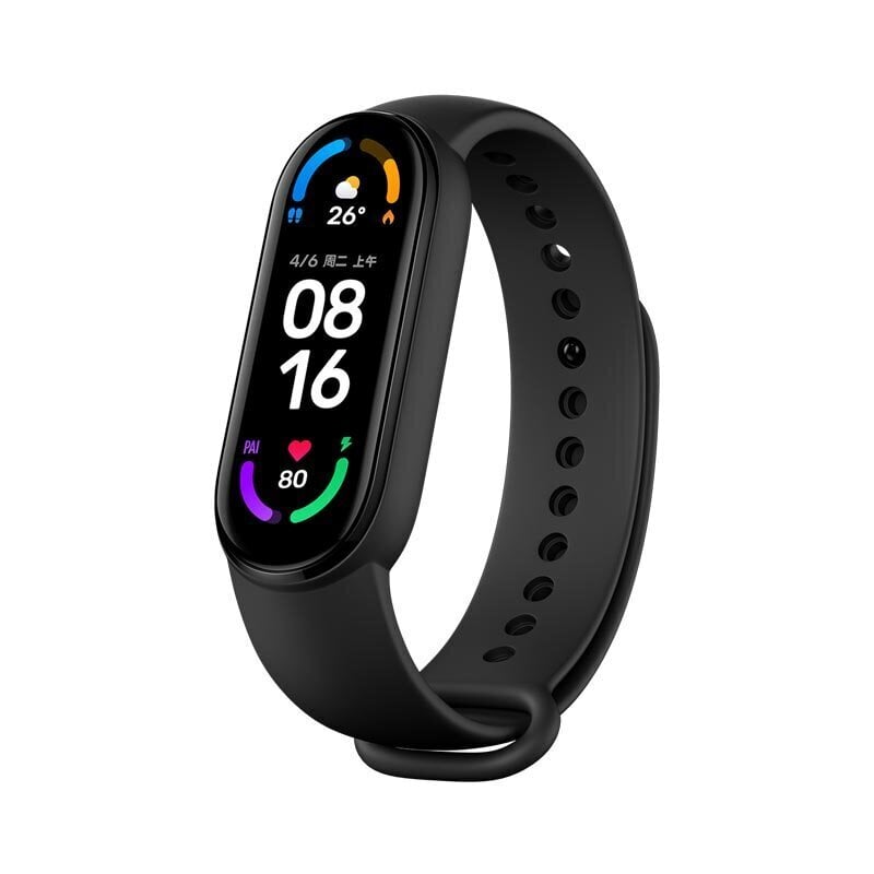 Xiaomi Mi Band 6 Black : BHR4951GL hind ja info | Nutivõrud (fitness tracker) | kaup24.ee