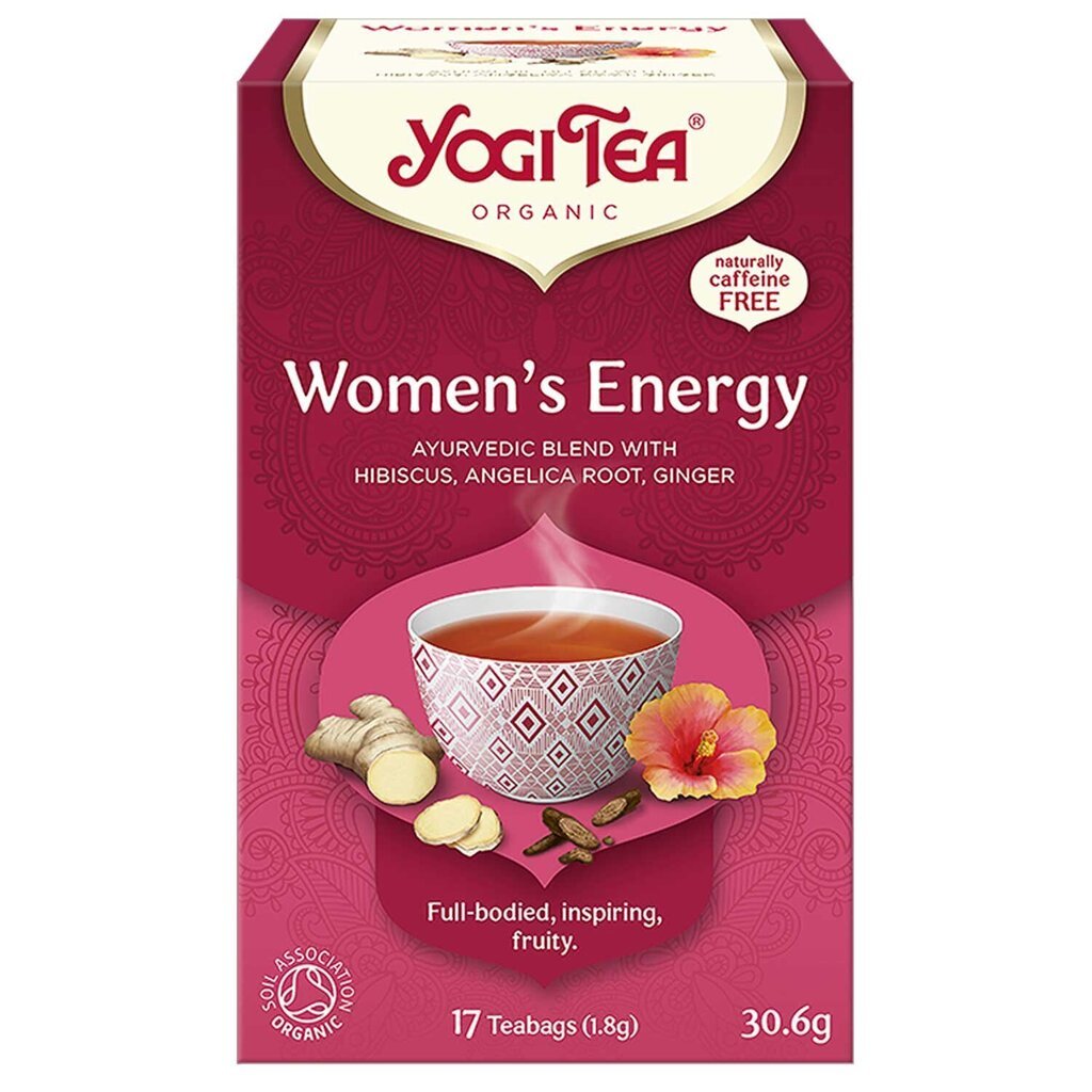 Orgaaniline tee Yogi Tea Women‘s Energy, 17 tk цена и информация | Tee ja ravimtaimed | kaup24.ee