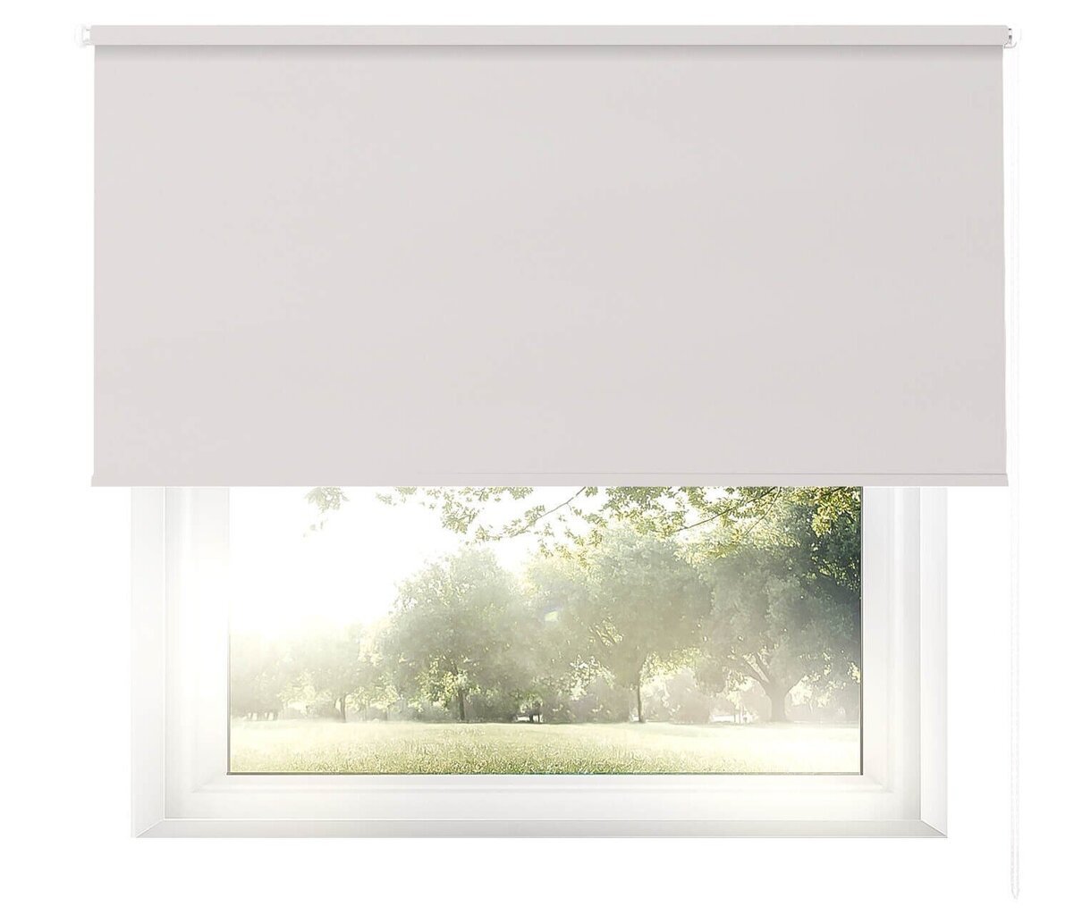Valguskindel seinapealne ruloo Blackout 190x170 cm, pg-11 valge hind ja info | Rulood | kaup24.ee