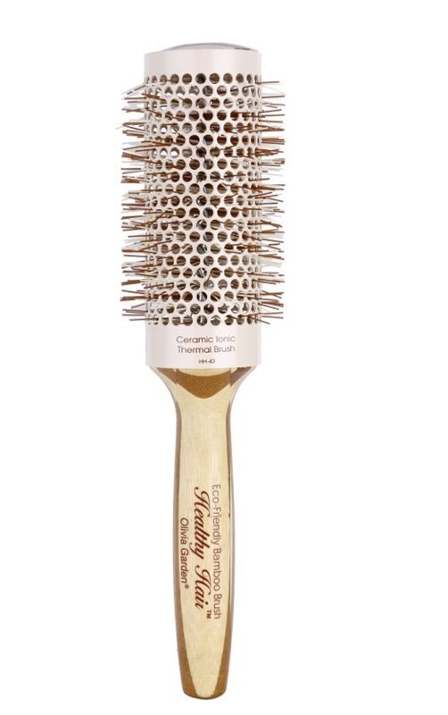 Föönihari Olivia Garden Bamboo Brush Healthy Hair HH-43mm цена и информация | Juukseharjad, kammid, juuksuri käärid | kaup24.ee