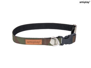 Amiplay reguleeritav kaelarihm Adventure Moro, M, 25-40x1,5 cm hind ja info | Kaelarihmad ja traksid koertele | kaup24.ee