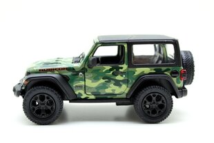 Модель автомобиля Kinsmart 2018 Jeep Wrangler Camo (Hard Top) цена и информация | Игрушки для мальчиков | kaup24.ee