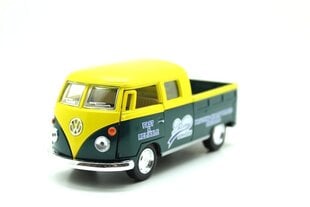 Mudelauto Kinsmart 1963 Volkswagen Bus Double Cab Pickup цена и информация | Игрушки для мальчиков | kaup24.ee