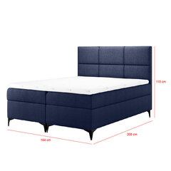 Кровать Selsey Firome, 160x200 см, синяя цена и информация | Кровати | kaup24.ee