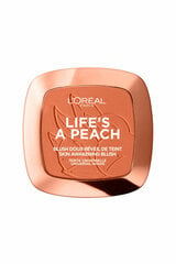 Põsepuna L'Oreal Paris Life's A Peach, 9 g цена и информация | Бронзеры (бронзаторы), румяна | kaup24.ee