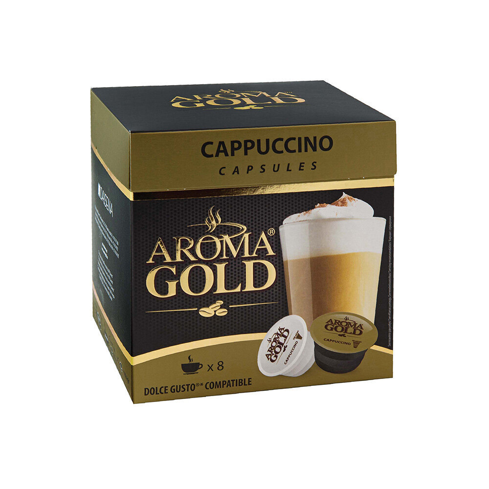 Kohvikapslid Aroma Gold Capuccino, 186,4g цена и информация | Kohv, kakao | kaup24.ee