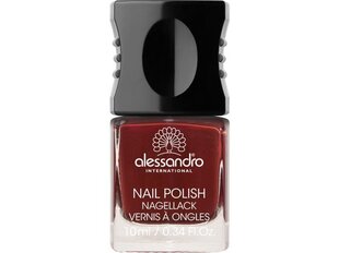 alessandro Nail Polish 24 Shiny Aubergine – hooldav küünelakk 6-free & 100% vegan, 10ml hind ja info | Küünelakid, küünetugevdajad | kaup24.ee