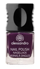 alessandro Nail Polish 45 Dark Violet – hooldav küünelakk 6-free & 100% vegan, 10ml hind ja info | Küünelakid, küünetugevdajad | kaup24.ee