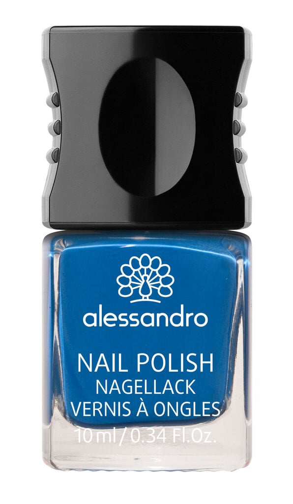 alessandro Nail Polish 60 Blue Lagoon – hooldav küünelakk 6-free & 100% vegan, 10ml hind ja info | Küünelakid, küünetugevdajad | kaup24.ee