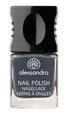 alessandro Nail Polish 76 New York Grey – hooldav küünelakk 6-free & 100% vegan, 10ml