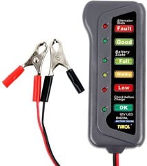 Aku laadimise tester 12 V - digitaalne LED hind ja info | Auto akulaadijad | kaup24.ee