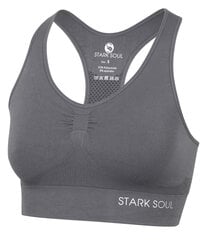 Спортивный бюстгальтер для женщин Stark Soul® seamless microfiber sport bustier, серый цвет цена и информация | Спортивная одежда для женщин | kaup24.ee