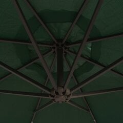 Зонт солнцезащитный, 300 см, зеленый цена и информация | Зонты, маркизы, стойки | kaup24.ee