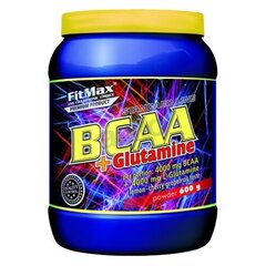 Toidulisand FitMax BCAA - glutamine sidruni ja greibi maitsega, 600 g. hind ja info | Aminohapped | kaup24.ee