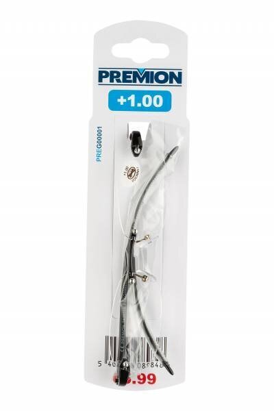 Premion lugemisprillid, mustad/selged hind ja info | Prillid | kaup24.ee