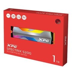 ADATA ASPECTRIXS20G-1T-C цена и информация | Внутренние жёсткие диски (HDD, SSD, Hybrid) | kaup24.ee