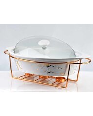 Cookini küünlaga soojendatav nõu koos kaanega Elegant Kitchen, 2.6 L цена и информация | Посуда, тарелки, обеденные сервизы | kaup24.ee