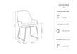 Tool Micadoni Home Olivine, kollane hind ja info | Söögilaua toolid, köögitoolid | kaup24.ee