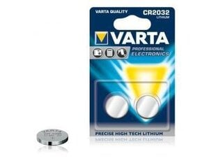 Varta CR 2032 liitiumpatareid, 2tk цена и информация | Батарейки | kaup24.ee