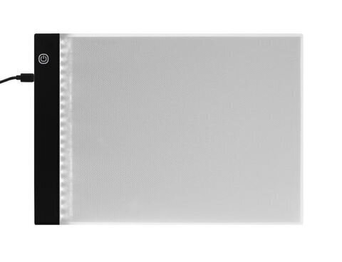 Visanditahvel, XL 33,5 cm 3 tasemega USB valgustus. Joonistuslaud hind ja info | Kunstitarbed, voolimise tarvikud | kaup24.ee