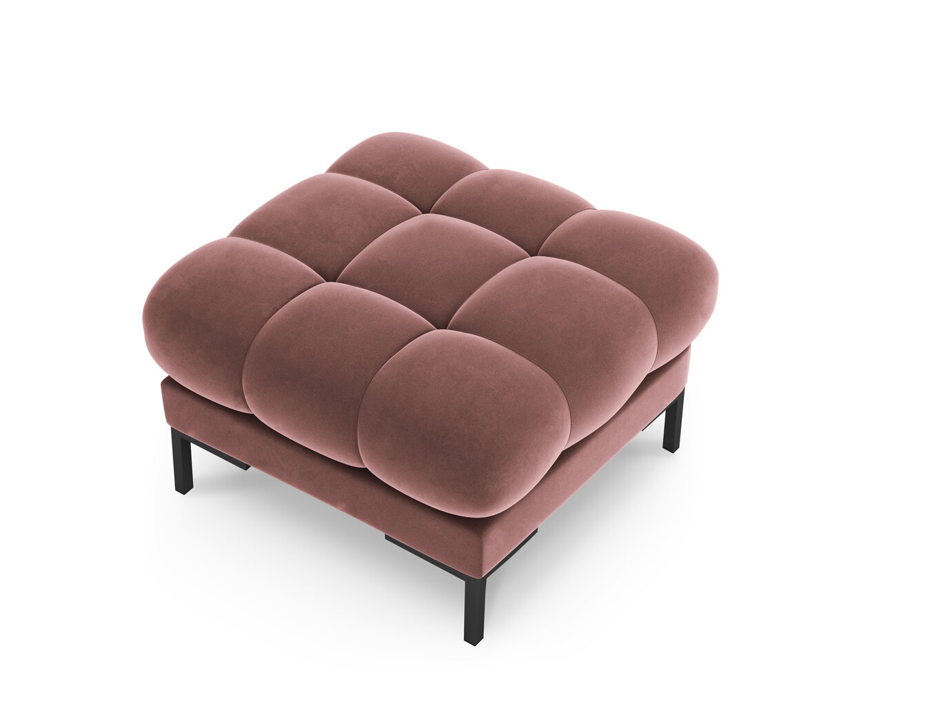 Tumba Micadoni Home Mamaia, roosa/must hind ja info | Kott-toolid, tumbad, järid | kaup24.ee