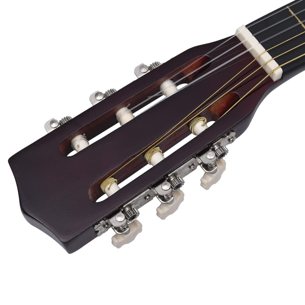 vidaXL klassikaline kitarr algajatele ja lastele 3/4 36" Ameerika pärn hind ja info | Kitarrid | kaup24.ee