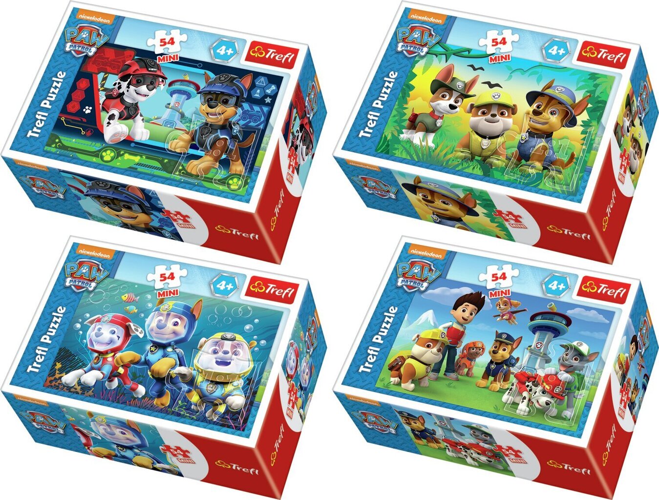 Pusle koertega Paw-patrol (Käpapatrull), 54 tk hind ja info | Pusled | kaup24.ee