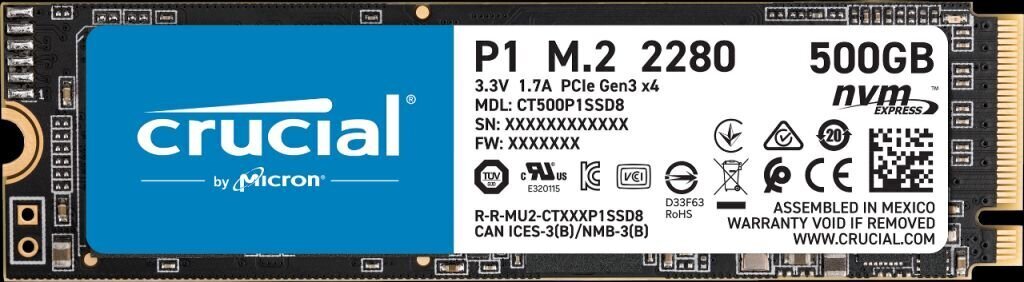 Crucial CT2000P1SSD8 цена и информация | Sisemised kõvakettad (HDD, SSD, Hybrid) | kaup24.ee