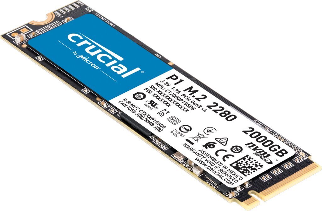 Crucial CT2000P1SSD8 цена и информация | Sisemised kõvakettad (HDD, SSD, Hybrid) | kaup24.ee