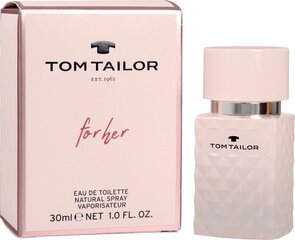 Туалетная вода Tom Tailor For Her EDT для женщин 30 мл цена и информация | Женские духи | kaup24.ee