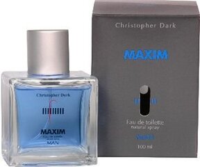 Tualettvesi Christopher Dark Maxim EDT meestele 100 ml цена и информация | Мужские духи | kaup24.ee