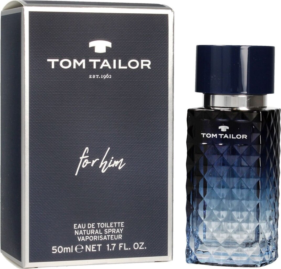 Tualettvesi Tom Tailor For Him EDT meestele 50 ml hind ja info | Meeste parfüümid | kaup24.ee