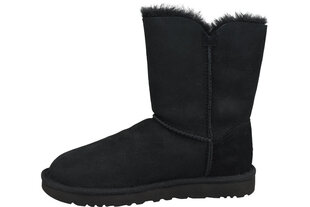 Saapad naistele UGG Bailey button II, mustad цена и информация | Женские сапоги | kaup24.ee