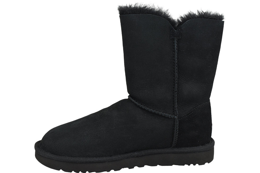 Saapad naistele UGG Bailey button II, mustad цена и информация | Naiste saapad | kaup24.ee