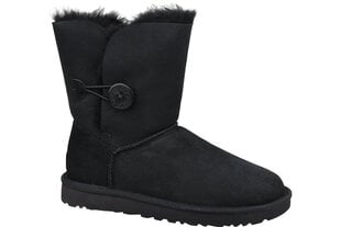 Saapad naistele UGG Bailey button II, mustad цена и информация | Женские сапоги | kaup24.ee