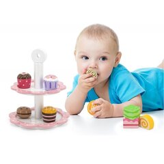 Puidust mänguasi-serveerimisnõu pirukaga Viga, 9 tk цена и информация | Игрушки для девочек | kaup24.ee