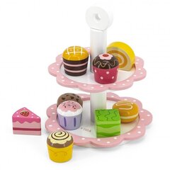 Puidust mänguasi-serveerimisnõu pirukaga Viga, 9 tk hind ja info | Tüdrukute mänguasjad | kaup24.ee
