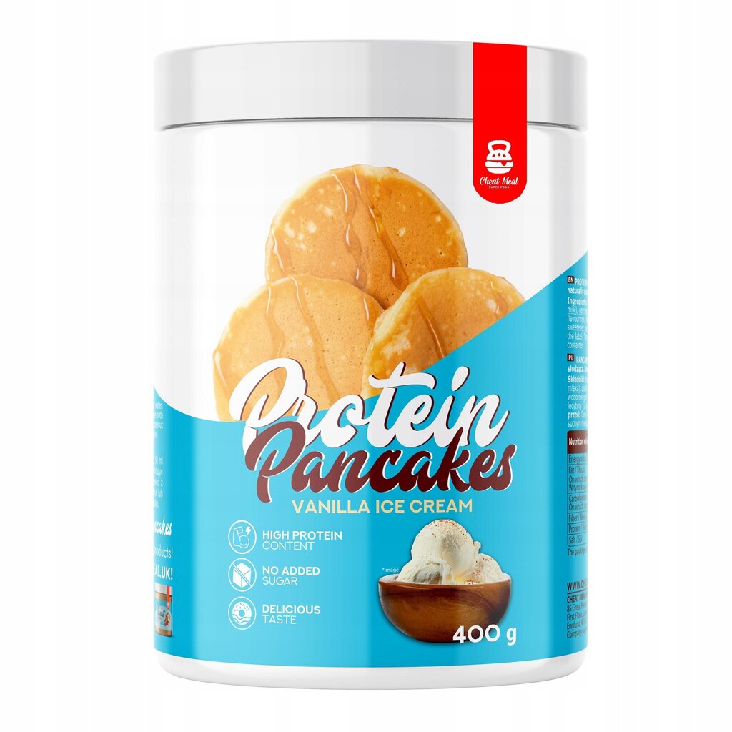 Toidulisandi valgusegu Protein Protein Pannkookidele vaniljejäätisega, 400 g hind ja info | Proteiin | kaup24.ee