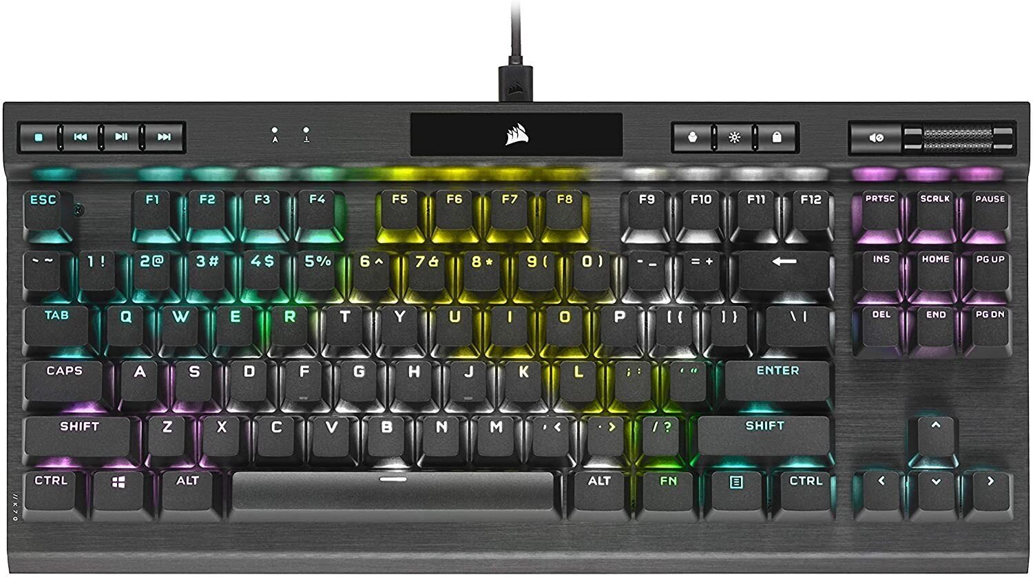 Corsair K70 RGB TKL Cherry MX Speed цена и информация | Klaviatuurid | kaup24.ee