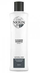 Шампунь для выпадающих волос и кожи головы Nioxin System 2 Cleanser 300 мл цена и информация | Шампуни | kaup24.ee