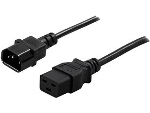 Natec PowerWalker Extension IEC Cable 10A C14/C19 (91010040), 1.8m hind ja info | Kaablid ja juhtmed | kaup24.ee