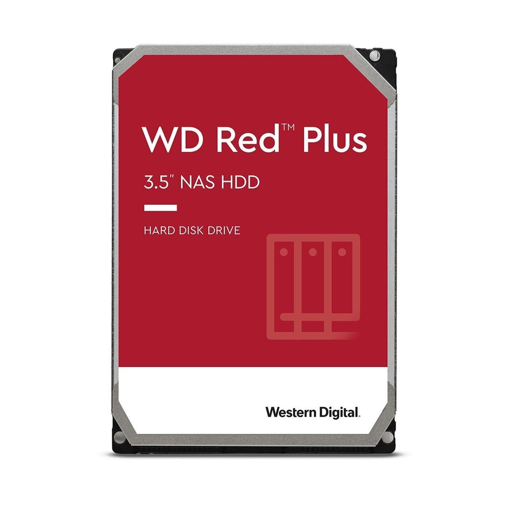 WD Red Plus 6TB SATA 6Gb/s 3.5i HDD цена и информация | Sisemised kõvakettad (HDD, SSD, Hybrid) | kaup24.ee