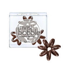 Juuksekummid Invisibobble Nano Pretzel Brown 3 tk цена и информация | Аксессуары для волос | kaup24.ee