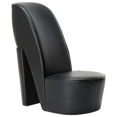 Кресло в виде туфли на высоком каблуке, черное цена и информация | Садовые стулья, кресла, пуфы | kaup24.ee