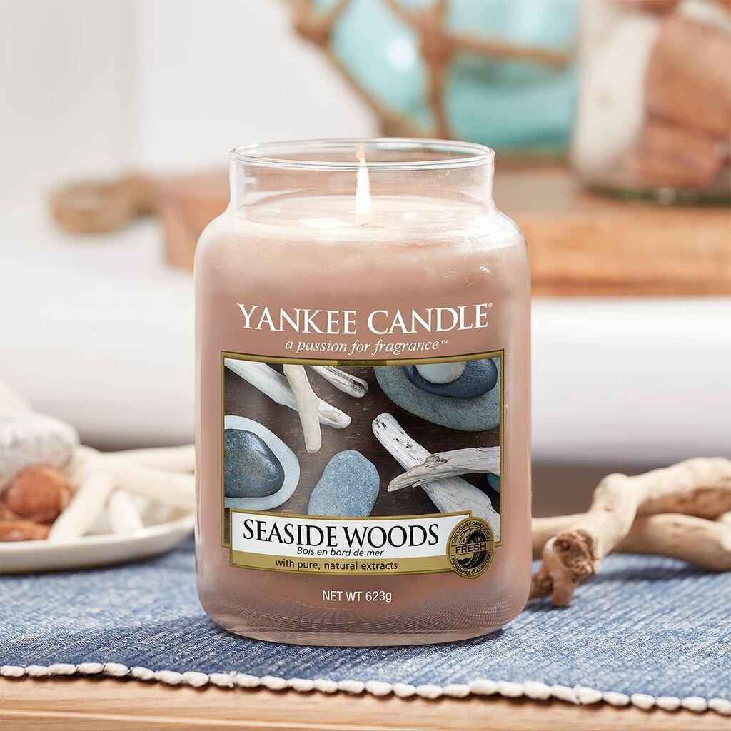 Lõhnaküünal Yankee Candle Seaside Woods 623 g цена и информация | Küünlad, küünlajalad | kaup24.ee