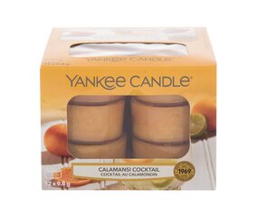 Lõhnavad teeküünlad Yankee Candle Calamansi Cocktail 9,8 g, 12 tk. цена и информация | Подсвечники, свечи | kaup24.ee